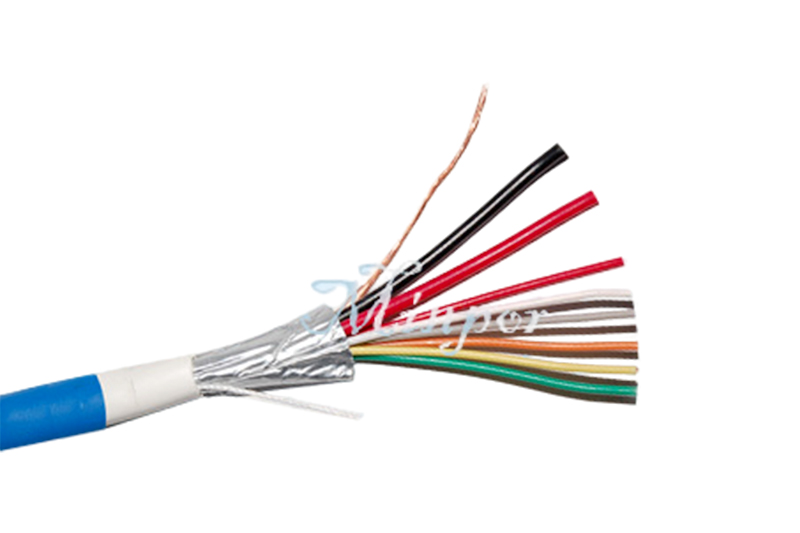 Alarm cable 2*0.75+6*0.22 Twin Jacket